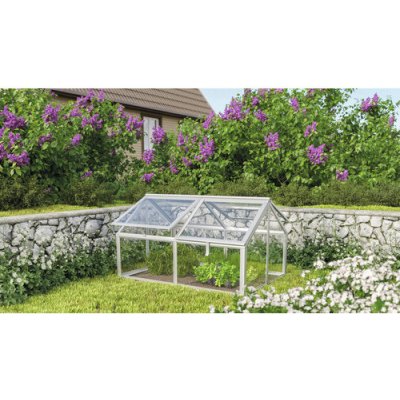 Vitavia Gamma skleněné 124,3 x 89 x 71,3 cm stříbrné – Zboží Dáma