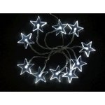 Solight LED vánoční řetěz hvězdy 1,5m 10x LED 2x AA bílé světlo 1V52-W – Hledejceny.cz