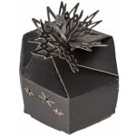 CHAKS Mini krabičky dárkové s hvězdičkami černé 6 x 6 x 3,5cm 6 ks – Zboží Živě