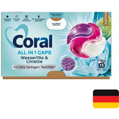 Coral gelové kapsle All in 1 Color Wasserlilie & Limette 15 PD – Zbozi.Blesk.cz