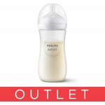 Avent kojenecká láhev Natural Response transparentní 330 ml – Zboží Dáma