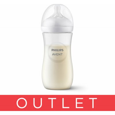 Avent kojenecká láhev Natural Response transparentní 330 ml – Zboží Dáma