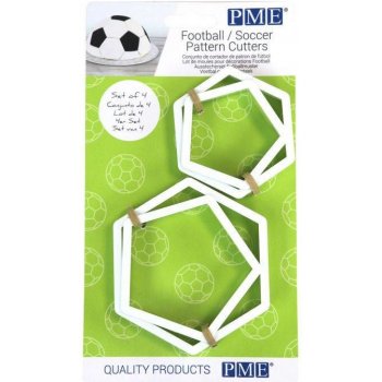Vykrajovátka na fotbalový míč různé velikosti 4ks PME