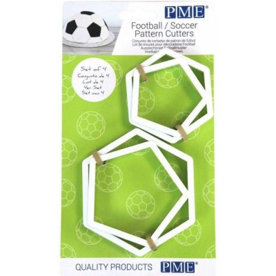 Vykrajovátka na fotbalový míč různé velikosti 4ks PME – Zboží Dáma