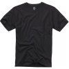 Army a lovecké tričko a košile Tričko Brandit Oeko-Tex krátký rukáv černé