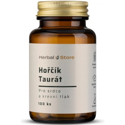 Hořčík Taurát kapsle Pro Srdce a krevní tlak 100 kapslí – Hledejceny.cz