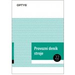 Optys 1234 Provozní deník stroje A4 nepropisující – Zboží Mobilmania