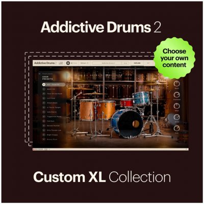 XLN AUDIO Addictive Drums 2: Custom XL Collection – Sleviste.cz