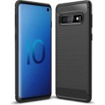 Pouzdro Forcell Carbon Samsung Galaxy S10 černé – Zboží Mobilmania