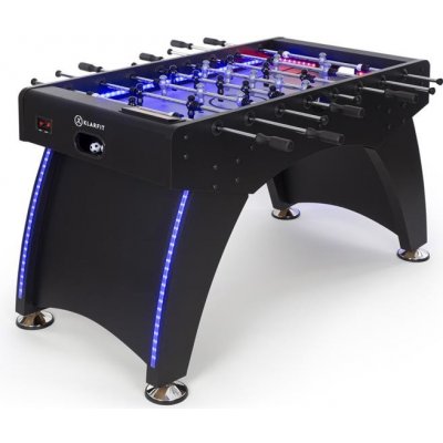 KLARFIT Arrowhead stolní fotbálek 117 x 68 LED osvětlení automatické počítání gólů černý – Zboží Živě
