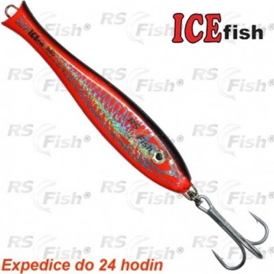 ICE Fish Pilker 3D ČERVENÝ (100 g) – Zbozi.Blesk.cz