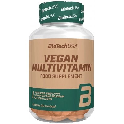 Biotech USA Vegan Multivitamin 60 tablet – Hledejceny.cz