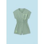 Mayoral overal s krátkým rukávem a zipem tmavá mint – Sleviste.cz