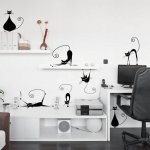 INSPIO Samolepka na zeď - Kočky a kočičky zvířata rozměry 80x90 – Zboží Mobilmania