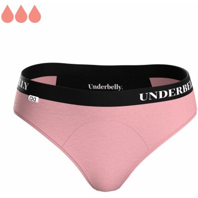 Underbelly menstruační kalhotky UNIVERS růžová černá z mikromodalu Pro střední až silnější menstruaci – Zboží Dáma