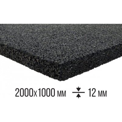 PryzovePodlozky.cz Antivibrační pryžová deska 2000x1000x12 mm – Zboží Mobilmania