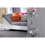 Bighome - Dekorativní váza WAVE 50cm – stříbrná – Hledejceny.cz
