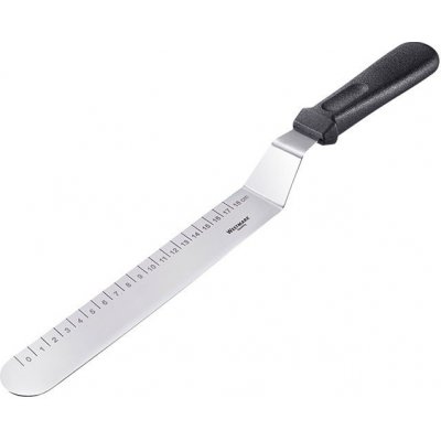 WESTMARK Stěrka/nůž na dort zahnutý, nerezový, 38,5 x 3,5 x 3,2 cm – Sleviste.cz