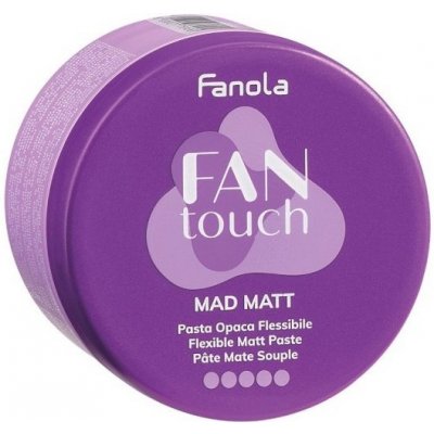 Fanola Fantouch Mad Matt Flexible Matt Pate flexibilní měkká pasta na vlasy 100 ml – Zboží Mobilmania