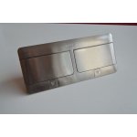 LEGRAND POPUP broušený nerez 2x4 moduly 054023 – Zboží Mobilmania