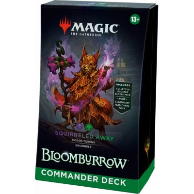 Wizards of the Coast Magic The Gathering Bloomburrow Squirreled Away Commander Deck – Zboží Mobilmania