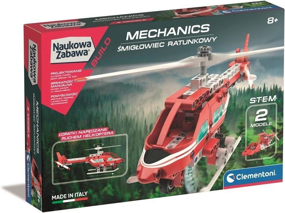 Clementoni Mechanická souprava záchranného vrtulníku
