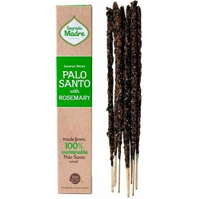 Sagrada Madre vonné tyčinky Palo Santo a Rosemary rozmarýn 30 g – Hledejceny.cz