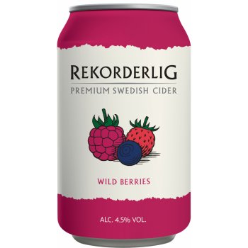 Rekorderlig Wild Berries Cider 24 x 0,33 l (plech)