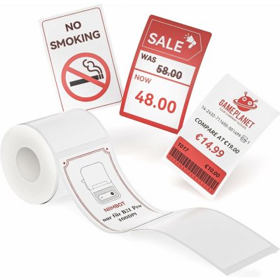 Niimbot náhradní dvoubarevné štítky pro tiskárnu B21 Pro – Sleviste.cz