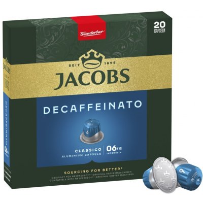 Jacobs Decaffeinato Lungo Nespresso 20 ks – Hledejceny.cz