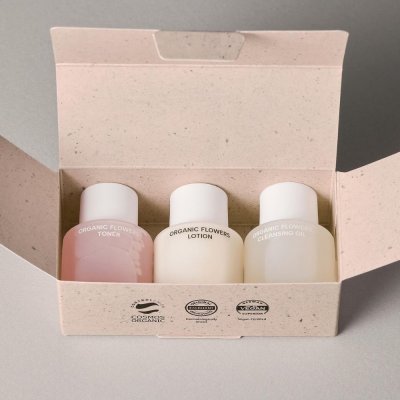 WHAMISA Organic Flowers WHAMISA Organic Flowers Toner Deep Rich hydratační a vyživující tonikum pro suchou a podrážděnou pleť 16 ml + WHAMISA Organic Flowers Cleansing Oil čisticí a odličovací olej 16 – Zboží Dáma