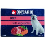 Ontario Adult Dog Beef with vegetable 320 g – Zboží Mobilmania