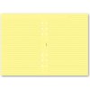 Filofax Poznámkový papír, linkovaný žlutý A5