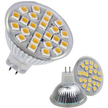 SMD Lighting LED žárovka MR16 4W bílá Teplá bílá