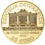 Münze Österreich Wiener Philharmoniker zlatá mince 1/4 oz – Zboží Mobilmania
