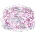 SPRINGOS LED řetěz Nano Duo 2 m 20 LED 2x AA bílá růžová CL0013 – Hledejceny.cz