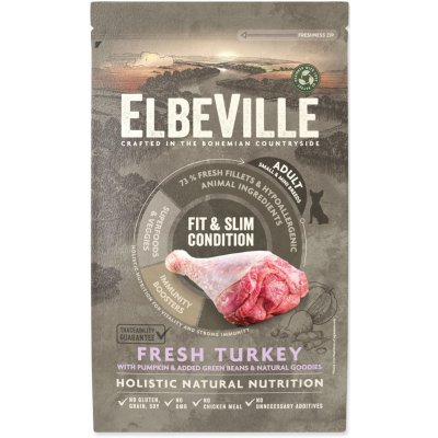 ELBEVILLE Adult Mini Fresh Turkey Fit and Slim Condition 1,4 kg – Hledejceny.cz