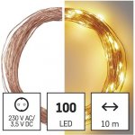 Emos D3AW02 LED nano řetěz měděný teplá bílá 10m – Zboží Dáma