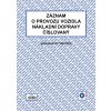 Baloušek Tisk ET212 Záznam o provozu vozidla nákladní dopravy stazka číslovaný