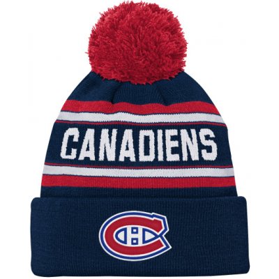 Outerstuff čepice Outerstuff Jacquard Cuffed Knit YTH, Dětská, Montreal Canadiens – Zboží Dáma