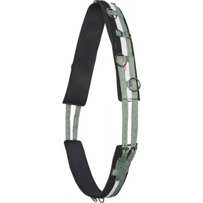 Imperial Riding Obřišník lonžovací Deluxe Extra sage green white black – Sleviste.cz