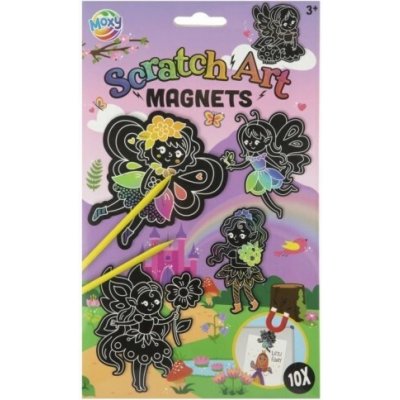 Škrabací obrázky s magnetky Víly a kytičky – Sleviste.cz
