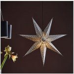 Markslöjd 705788 Vánoční dekorace GLITTER 1xE14 25W 230V pr. 75 cm stříbrná ML1173 – Hledejceny.cz