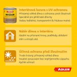 ADLER Česko Innenlasur UV 100 0,75 l bezbarvá – Hledejceny.cz