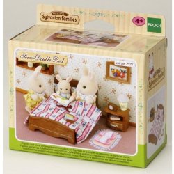 Sylvanian Families Nábytek dvojlůžko s nočním stolkem