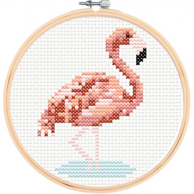 Sada na jednoduché křížkové vyšívání PLAMEŇÁK – Zboží Dáma