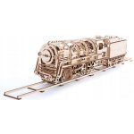 Ugears 3D mechanické puzzle Parní lokomotiva s vagónem 443 ks – Hledejceny.cz