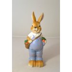 Zajíček textilní růžový/modrý 12 cm závěs 2 ks – Hledejceny.cz