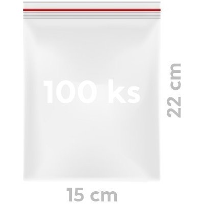 Wimex Sáček zipový PE Quicksafe 15 x 22 cm - 100 ks - 68915 – Sleviste.cz