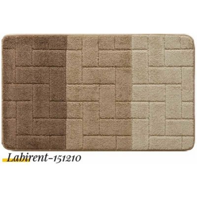 UH Labirent hnědá-béžová 50x80 a 50x40 cm – Zboží Mobilmania